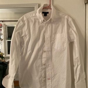 White button down